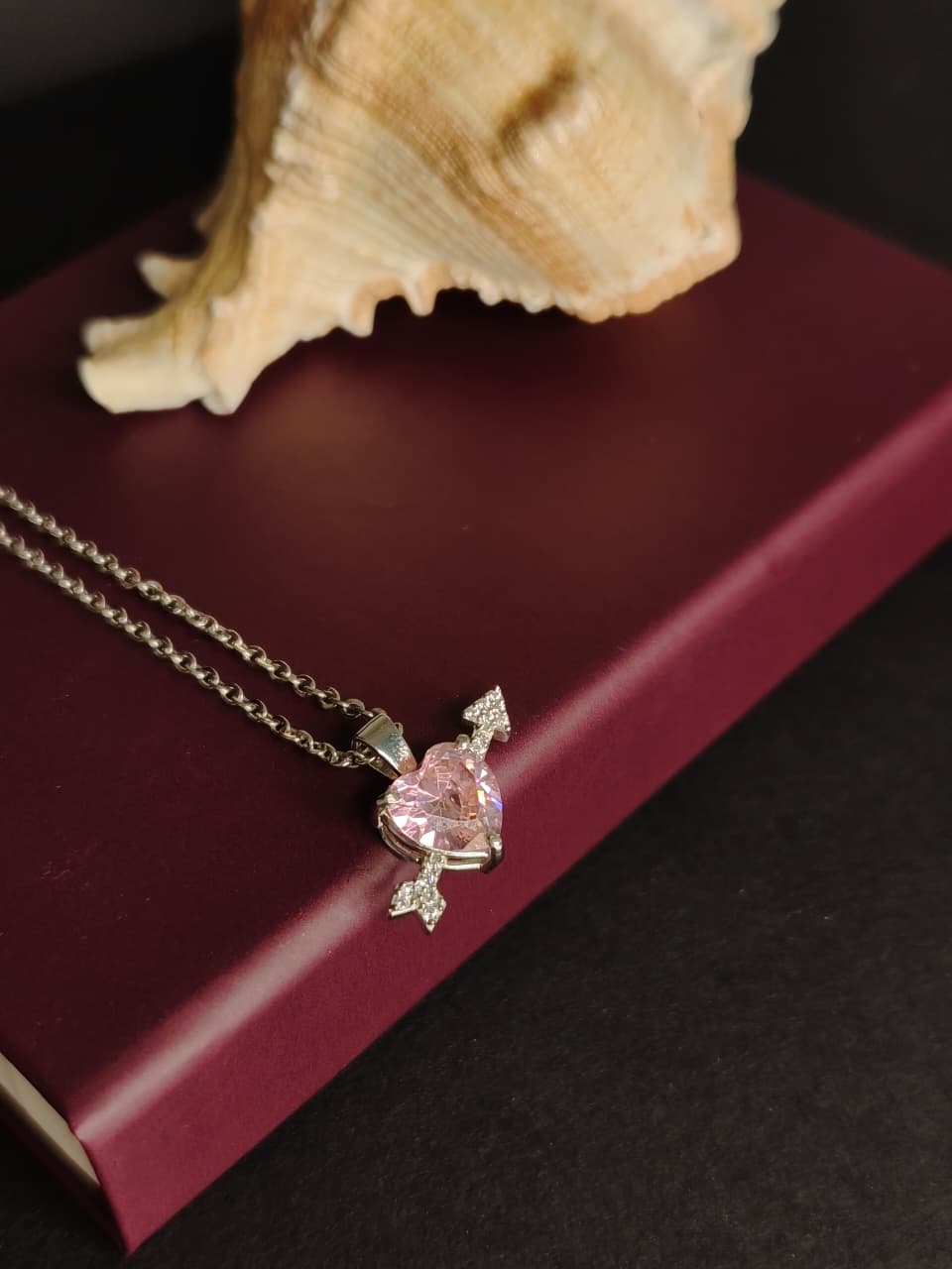 The Cupid's Kiss Pendant Necklace.
