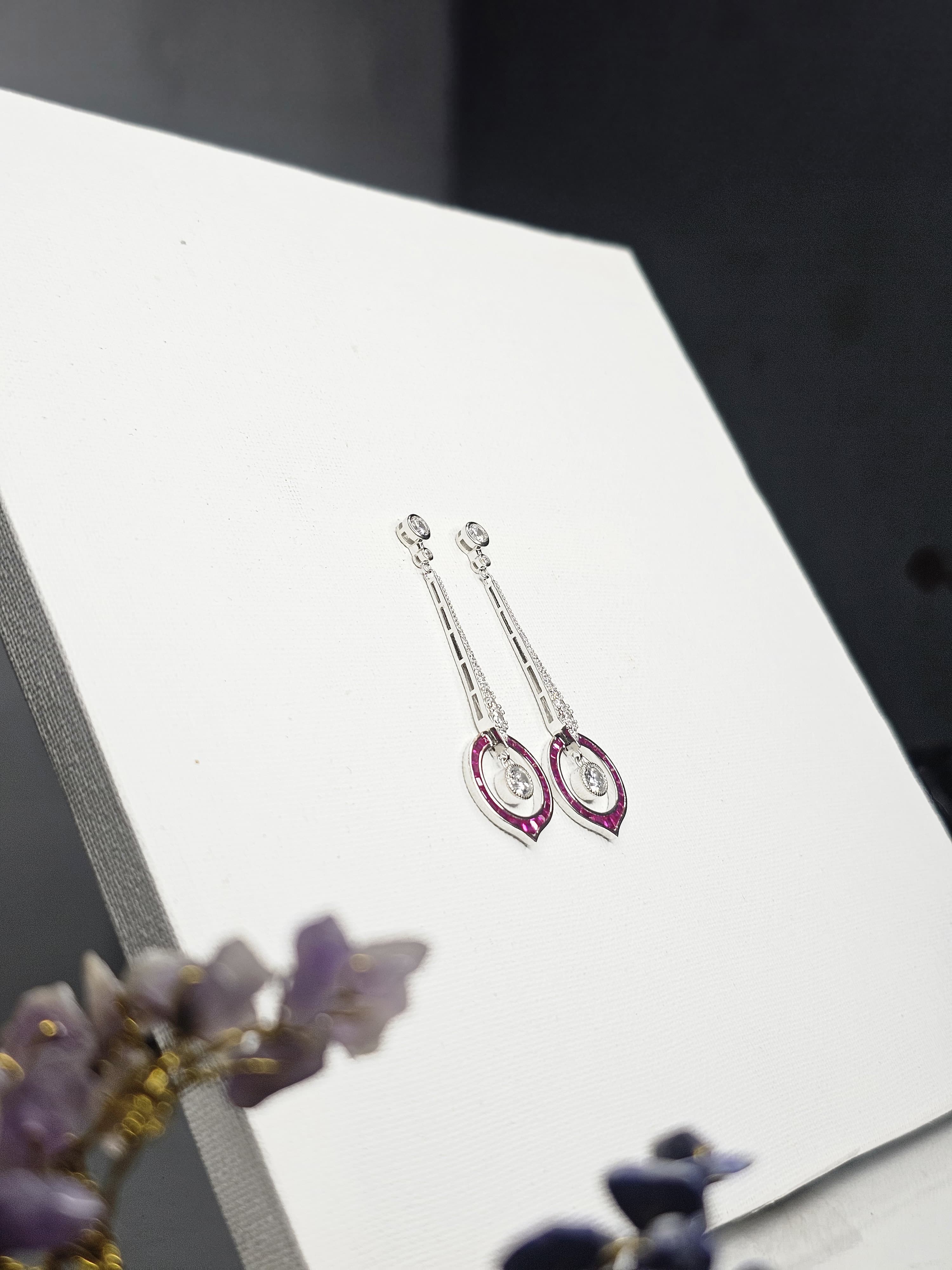 Elegant Silver Drop Earrings