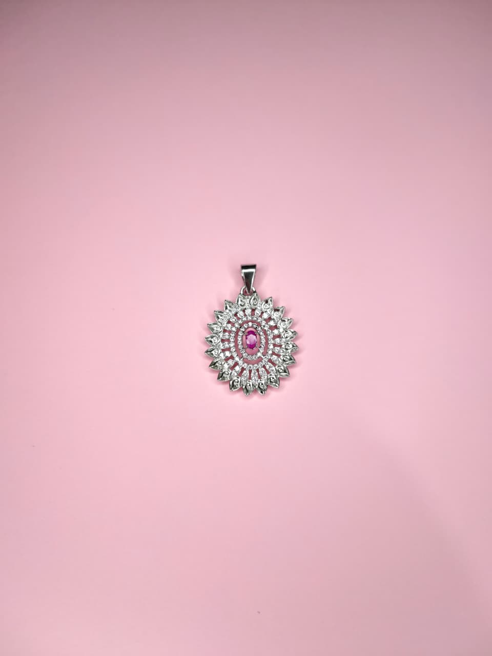 The Crimson Starburst Pendant