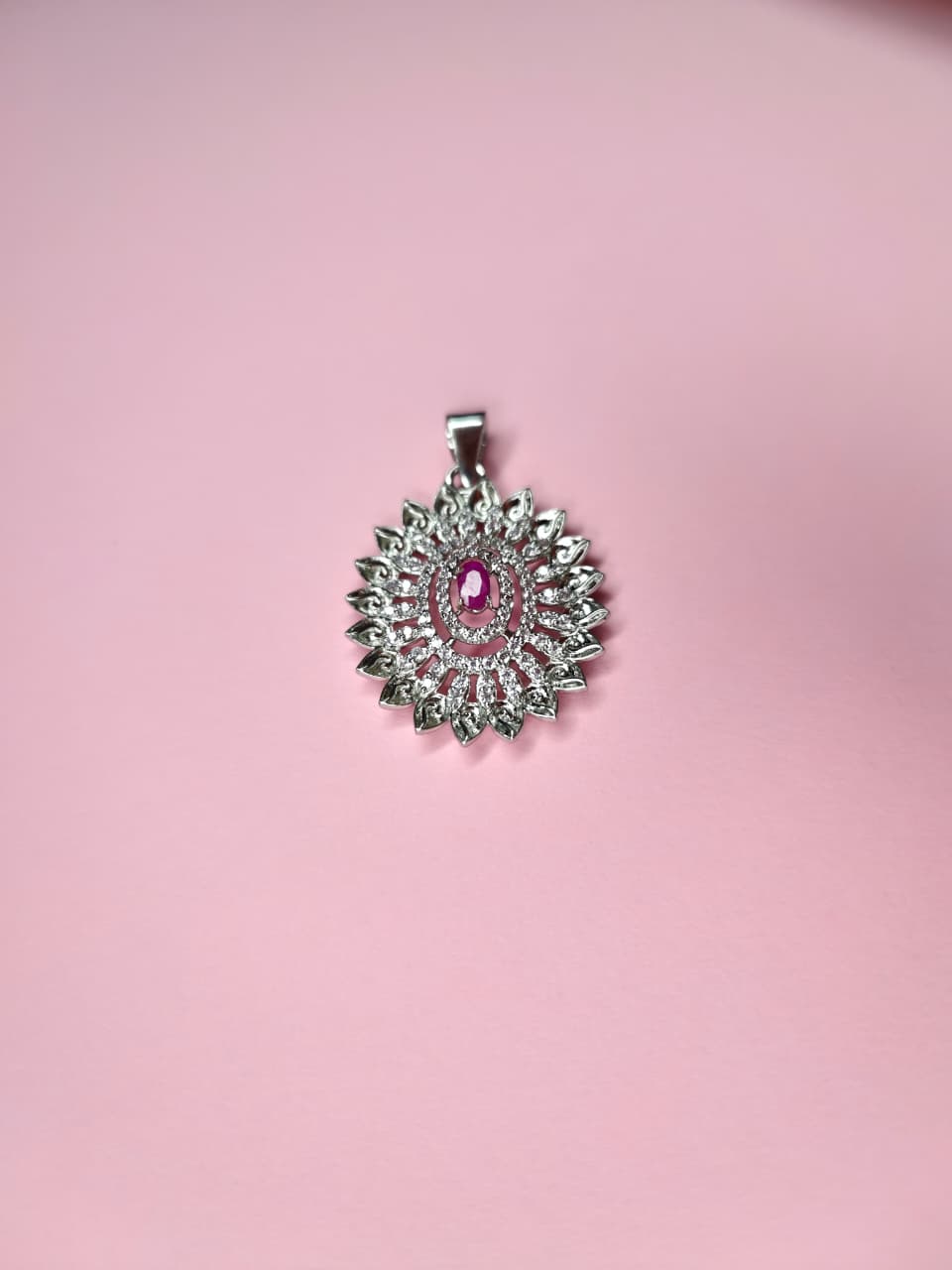 The Crimson Starburst Pendant