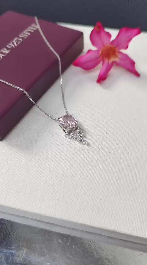 The Parisian Pink Pendant Necklace